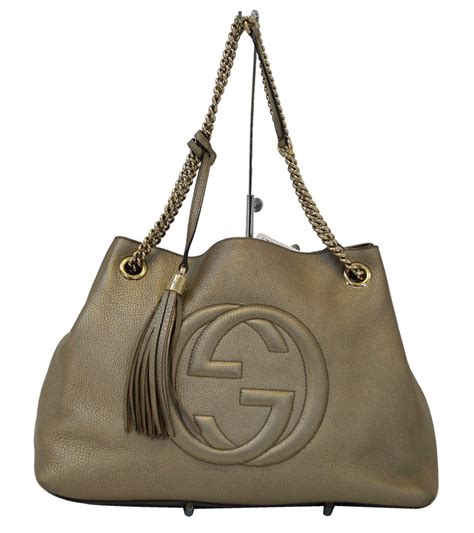 gucci backpack gold chain|Gucci small bag with chain.